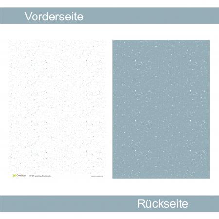 Pastellblau Doodletupfen - Designpapier